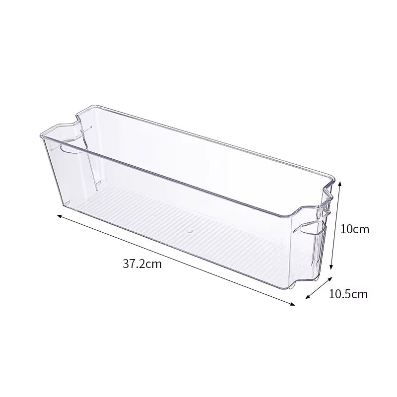 Transparent Refrigerator Storage Box Vegetable Fruit Organizer Fridge Clear Container for Kitchen Food Drinks Storage