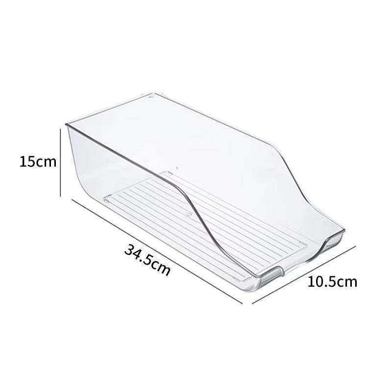Transparent Refrigerator Storage Box Vegetable Fruit Organizer Fridge Clear Container for Kitchen Food Drinks Storage