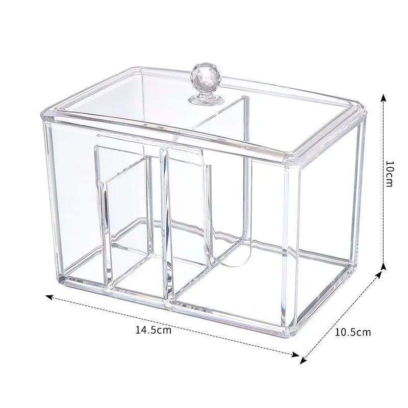 Transparent Lipstick Cosmetic Makeup Acrylic Makeup Brush Tool Storage Box Case Make-Up Brush Holder Table Organizer Makeup Tool