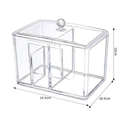 Transparent Lipstick Cosmetic Makeup Acrylic Makeup Brush Tool Storage Box Case Make-Up Brush Holder Table Organizer Makeup Tool