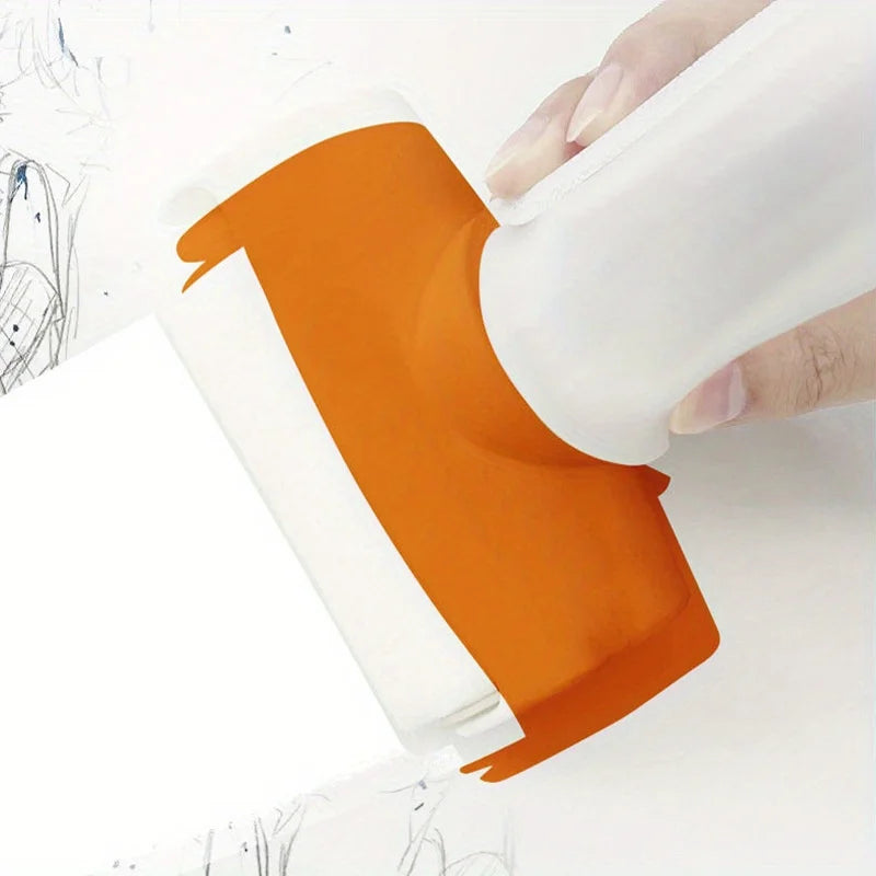 Reusable Paint Roller Brush, Wall Repair and Decoration Tool, Refillable Bottle Dispenser, Container Only, without Paint