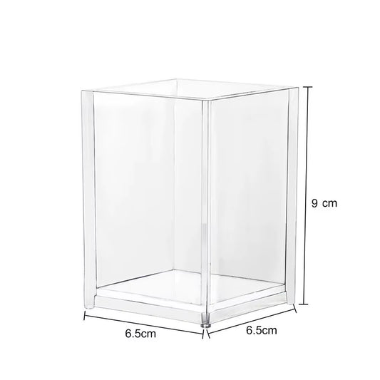 Transparent Lipstick Cosmetic Makeup Acrylic Makeup Brush Tool Storage Box Case Make-Up Brush Holder Table Organizer Makeup Tool